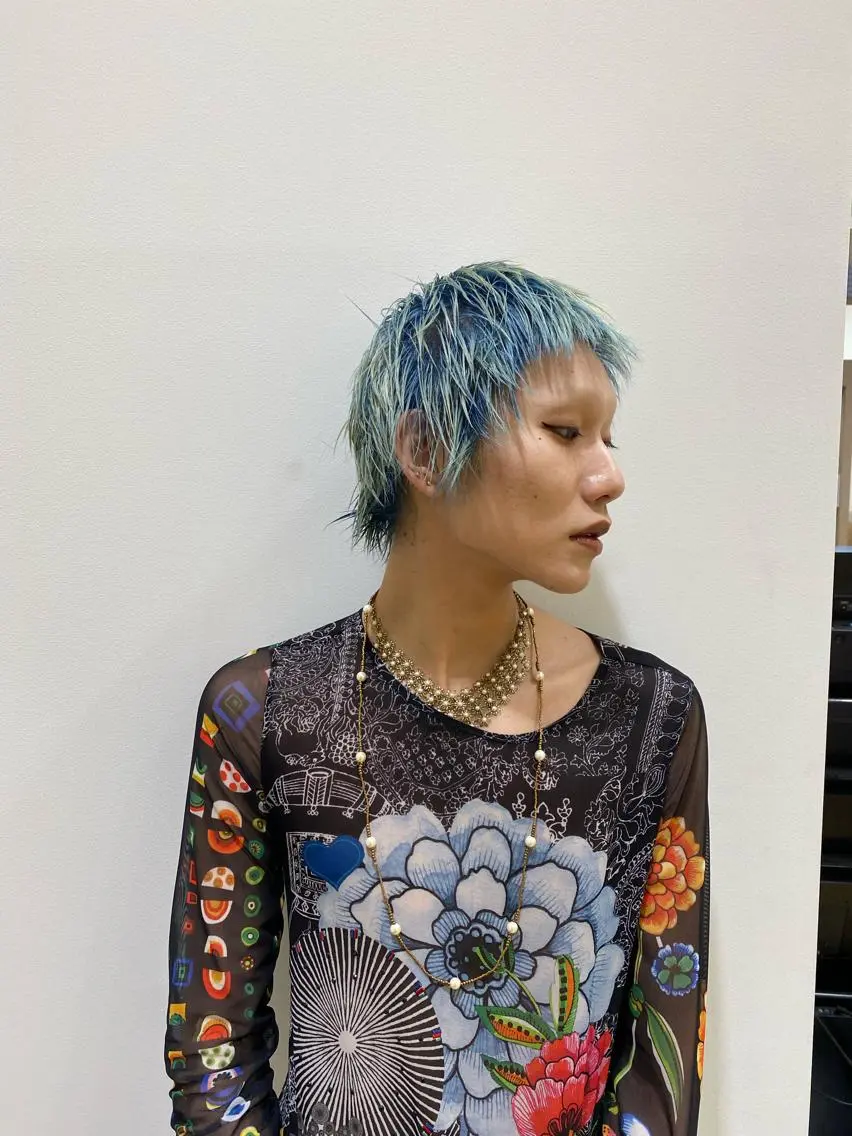 ショート カラー メンズ サカノ ナツオのヘアスタイル