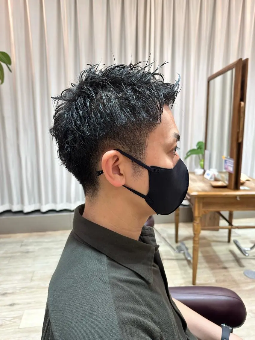 メンズ 刈り上げ 宮原 智美のヘアスタイル