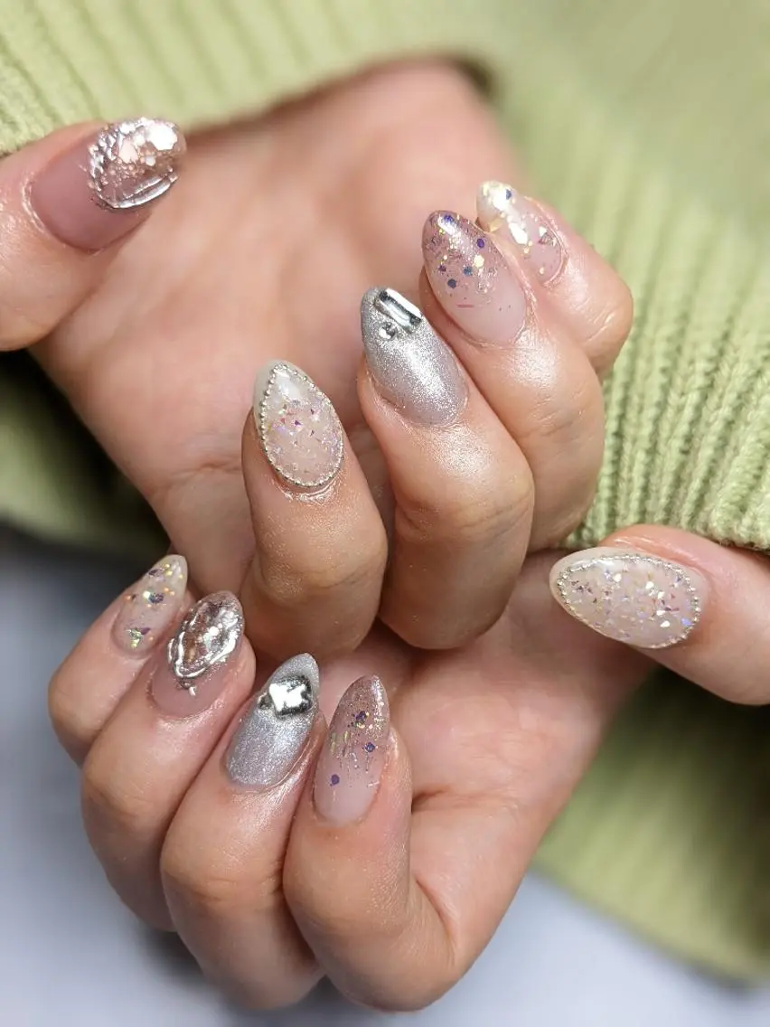 ネイル ハンドネイル 心斎橋　Nail SIRANGANAのネイルデザイン