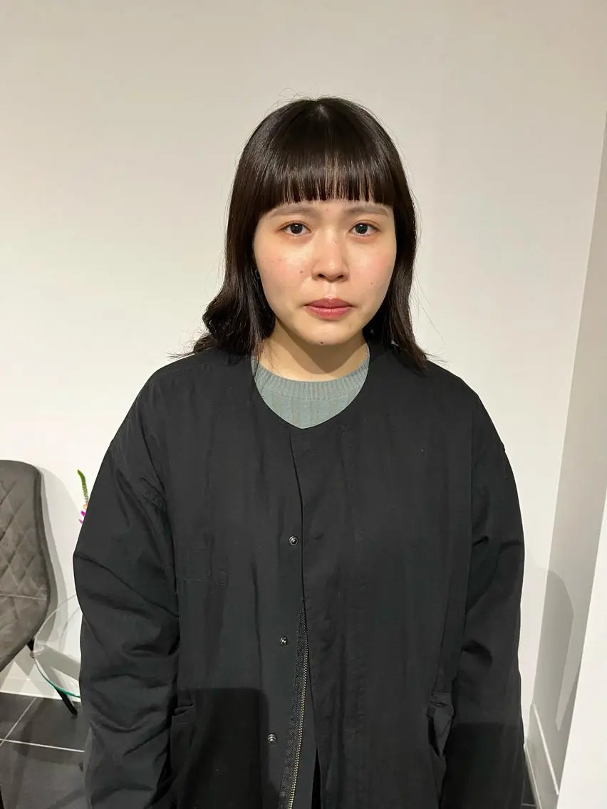 ロング 似合わせカット オン眉 カット ヘアカラー ショート/パーマ/ カラー/FUKOのヘアスタイル