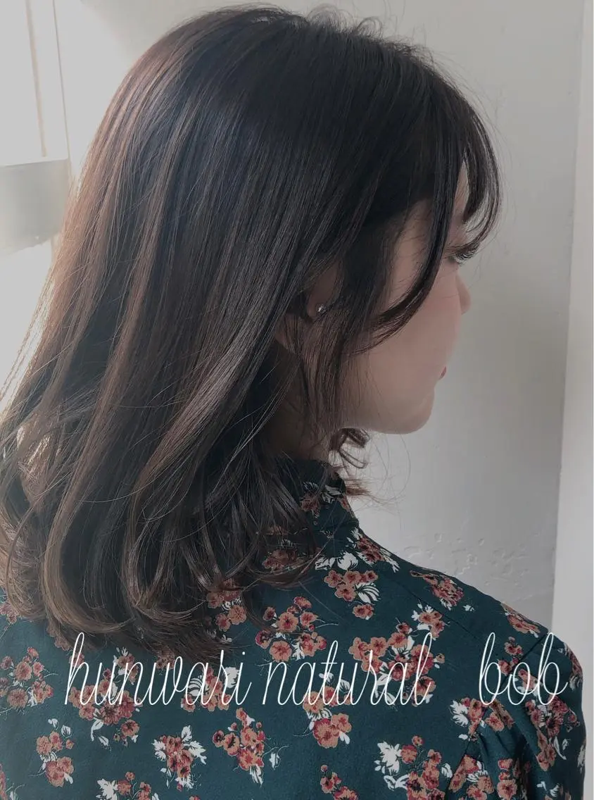 ミディアム カラー 透明感カラー REIのヘアスタイル