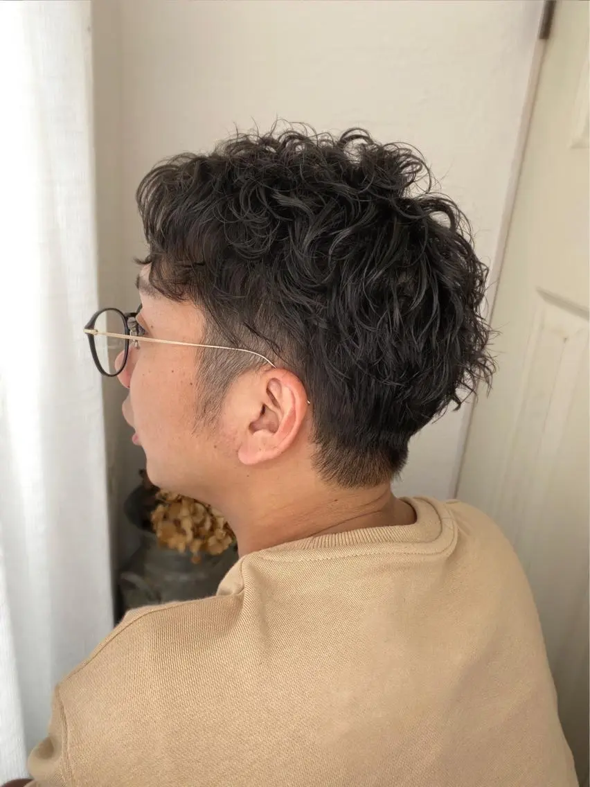パーマ メンズ メンズパーマ 🍑もも 🍑のヘアスタイル