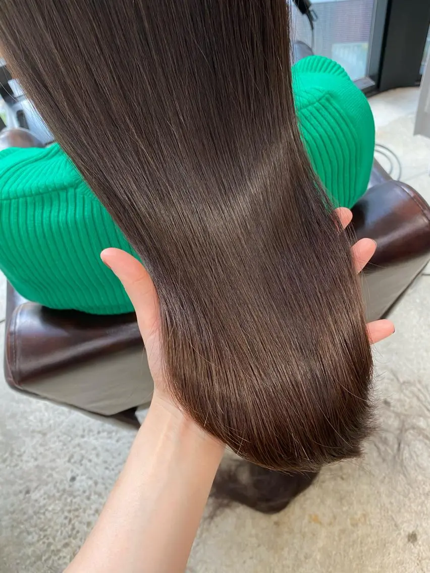 ロング ヘアカラー トリートメント ✨美髪エステ✨ 佐々木みなみのヘアスタイル