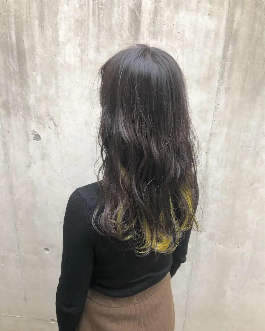 ミディアム カラー ヘアアレンジ ブリーチ 早瀬裕之 パーマのヘアスタイル