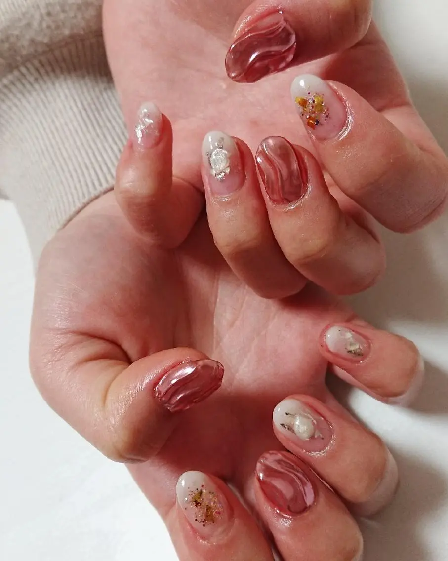 ネイル ニュアンスネイル ハンドネイル Lilith Nailのネイルデザイン