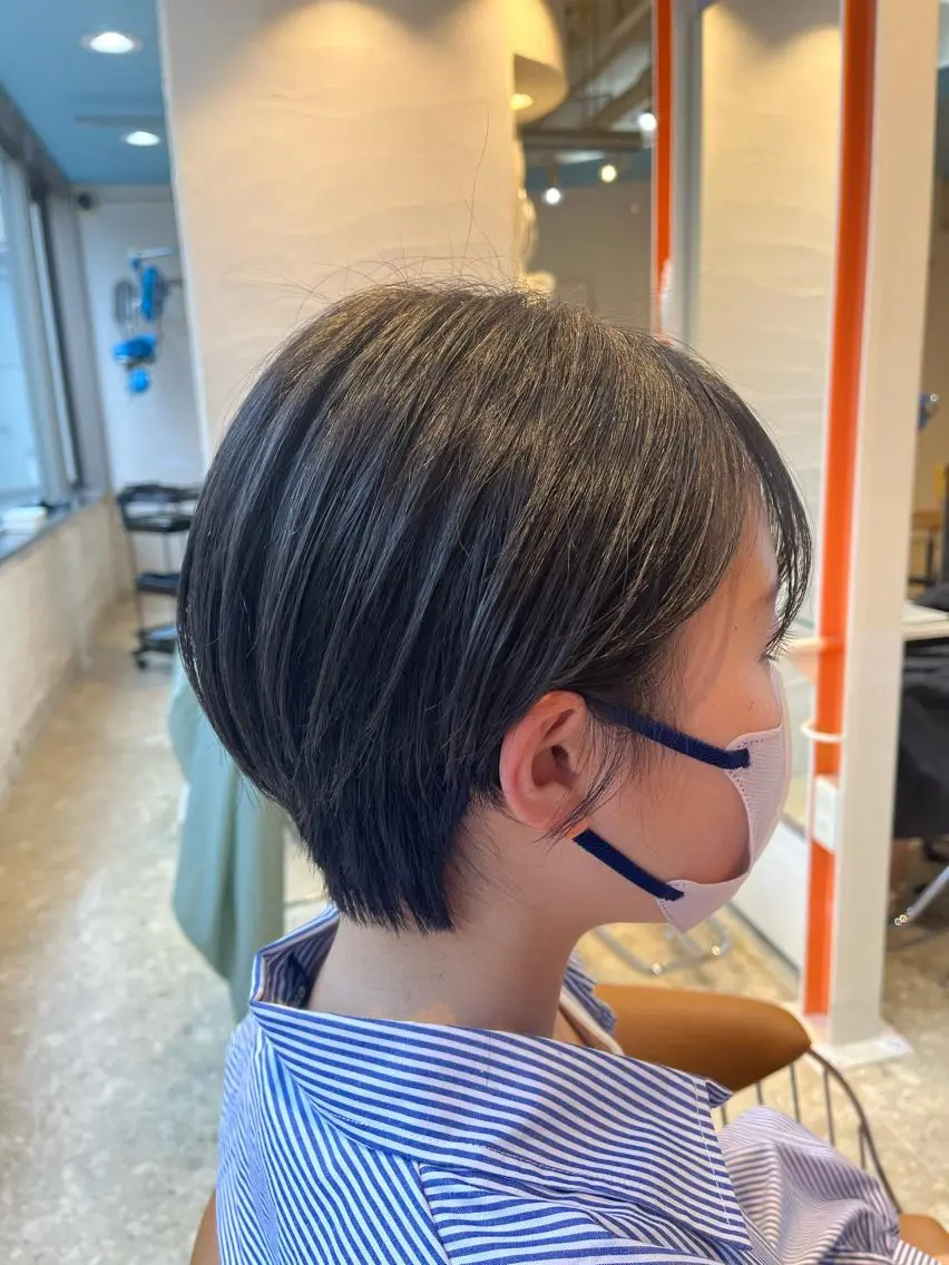 ショート カット うしだ かおるのヘアスタイル