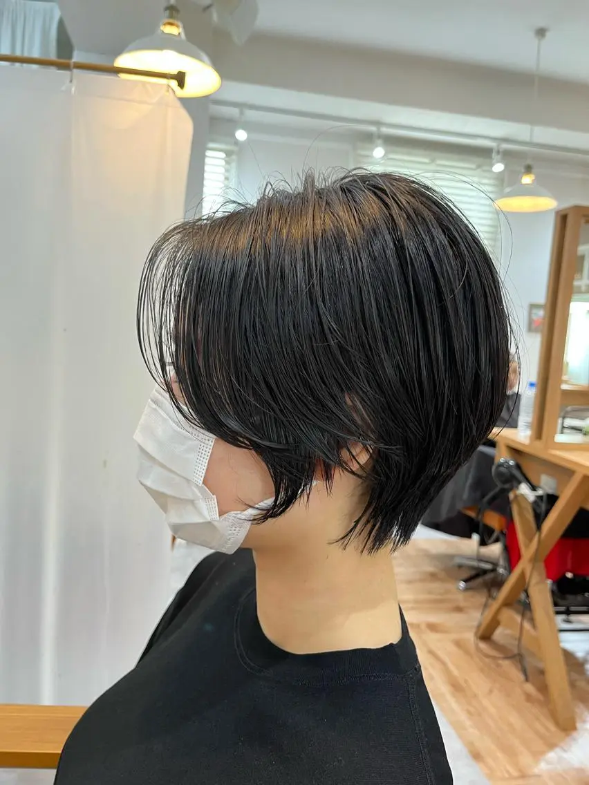 ショート くびれヘア ショートヘア 襟足でお悩みの方✂︎ くびれ職人ハシモトのヘアスタイル