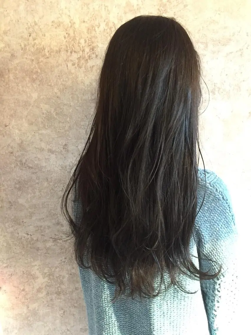 ミディアム カラー パーマ 小顔カット✨ 透明感カラー/村上のヘアスタイル