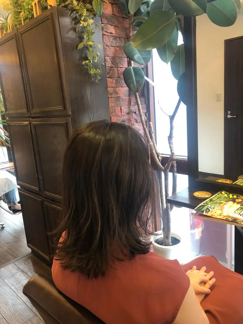 ミディアム カット ヘアカラー トリートメント ヘアセット 【代表】 🌟MASA🌟美髪のヘアスタイル