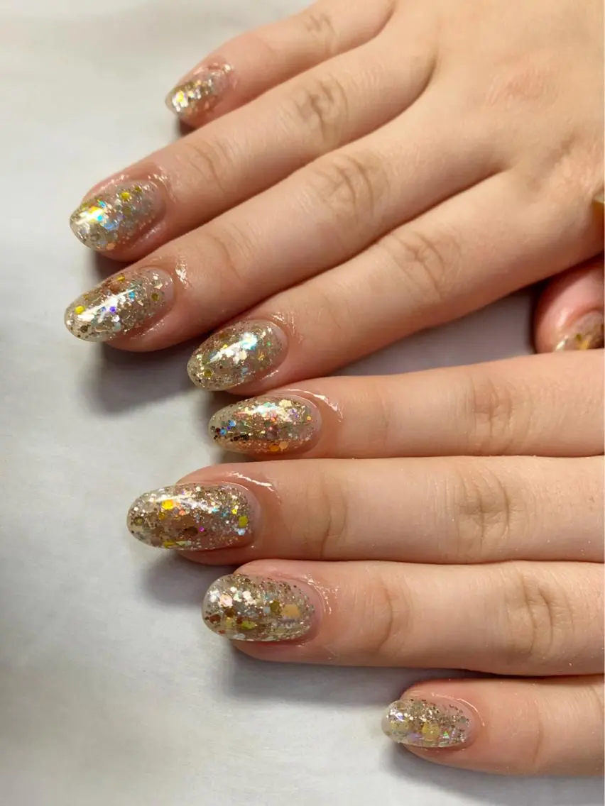 ネイル キラキラネイル ラメ(グリッター) ワンカラーネイル oco nailのその他イメージ