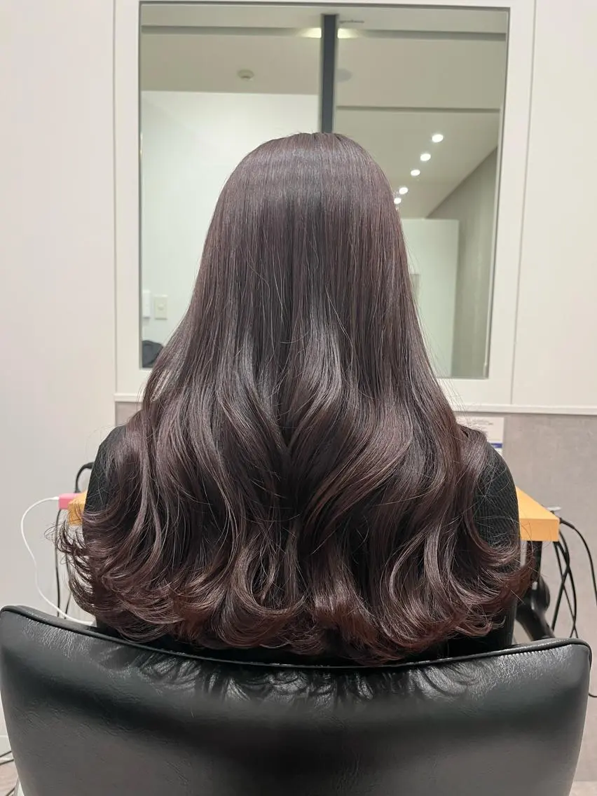 ロング カラー ブラウンカラー ピンクカラー ピンクブラウン ヘアカラー トリートメント 𝒢𝒾𝓇𝓁𝓎 ⑅ 𝓎𝓊𝓀𝒶のヘアスタイル