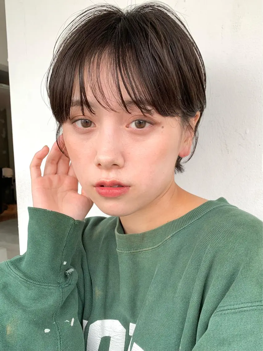 ショート カット トリートメント 🌿似合わせ透明感 カラー松本朋幸🌿のヘアスタイル