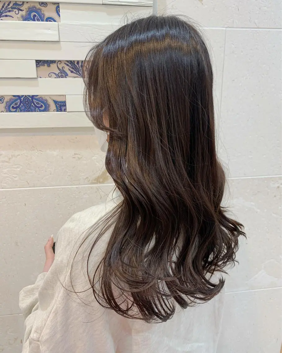 ロング カラー カット ヘアカラー トリートメント 💘カラー人気No. 1💘SAYAのヘアスタイル