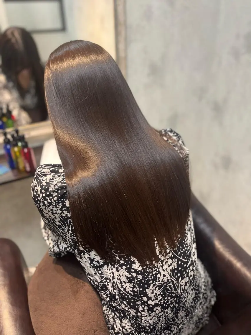 ロング 髪質改善 トリートメント ⚜髪質改善東京 エリア1🏅マコト⚜のヘアスタイル