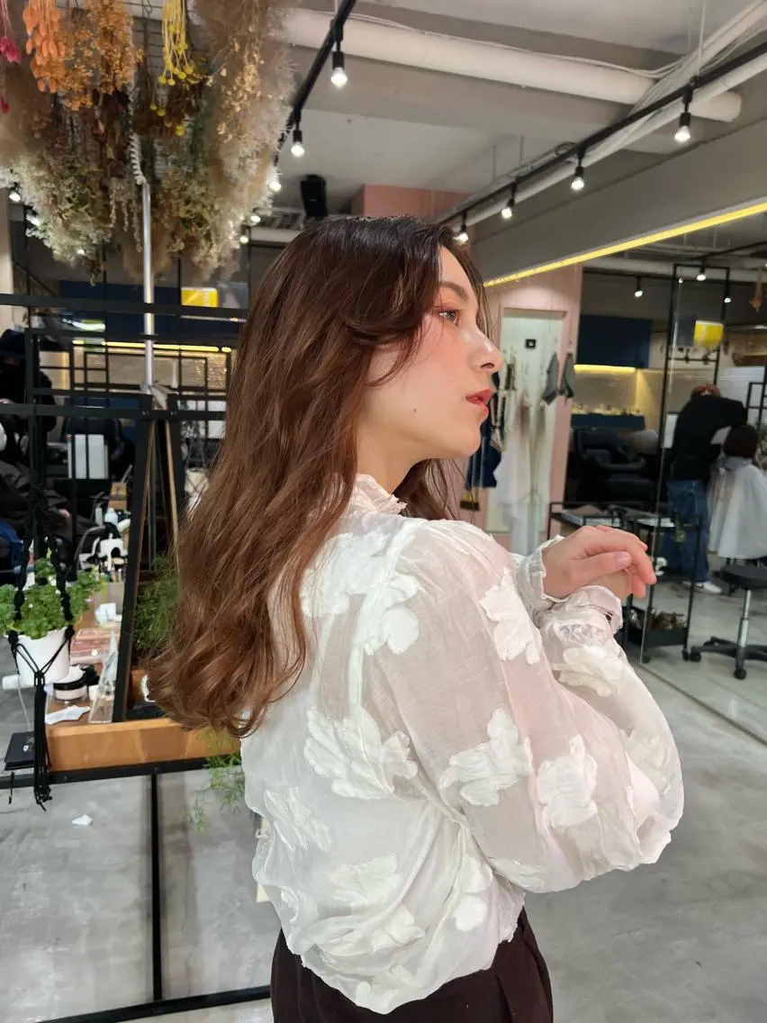 ロング 髪質改善/はるか 透明感カラー🧸のヘアスタイル