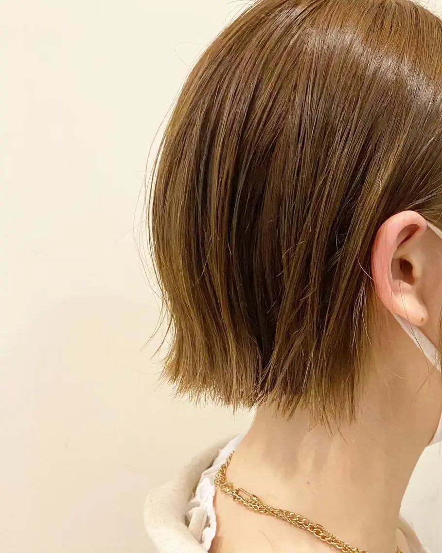 ミディアム 小川 夏生のヘアスタイル