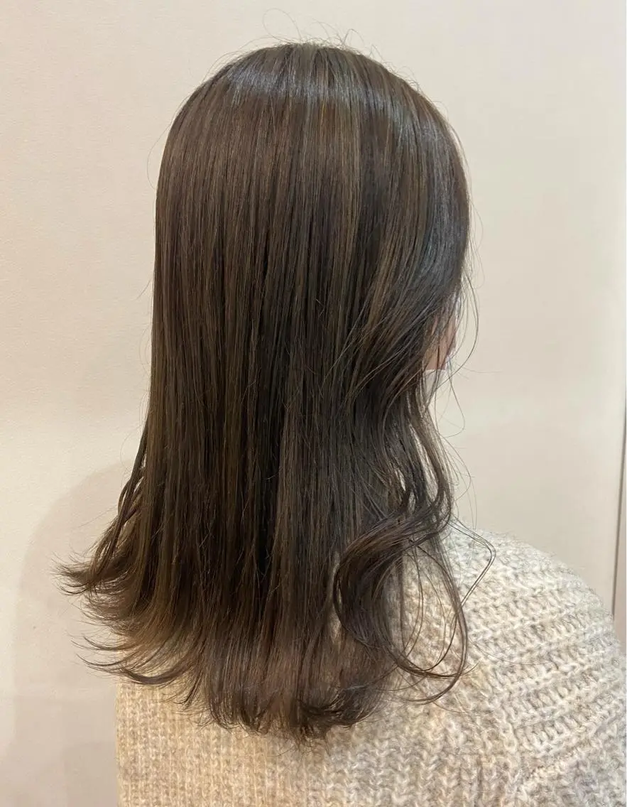 ロング ヘアカラー トリートメント ボブ/透明感カラー 🧸YUI❤️のヘアスタイル