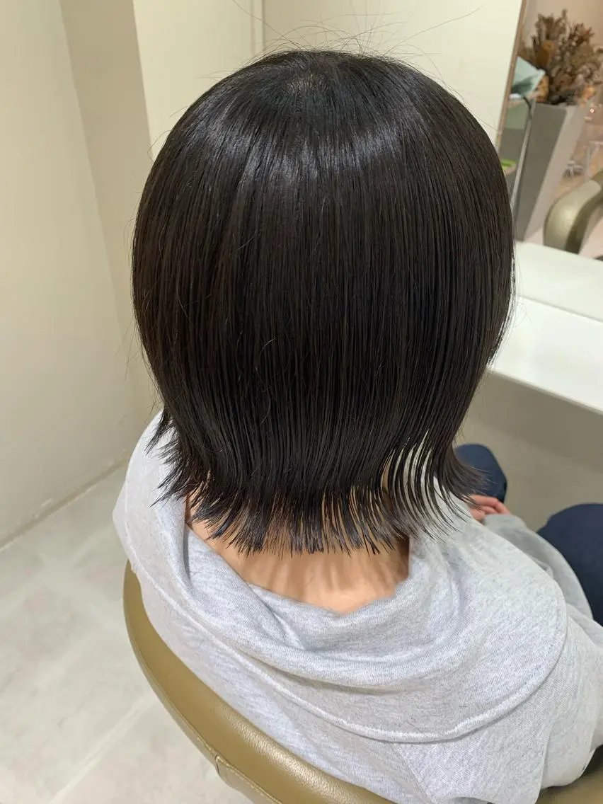 ミディアム 縮毛矯正 /伊藤はるかのヘアスタイル