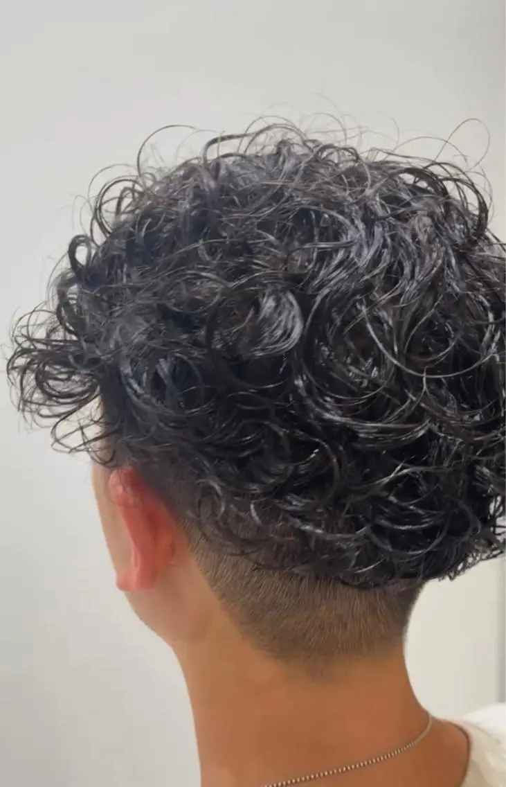 ショート カット パーマ 河井 史織のヘアスタイル