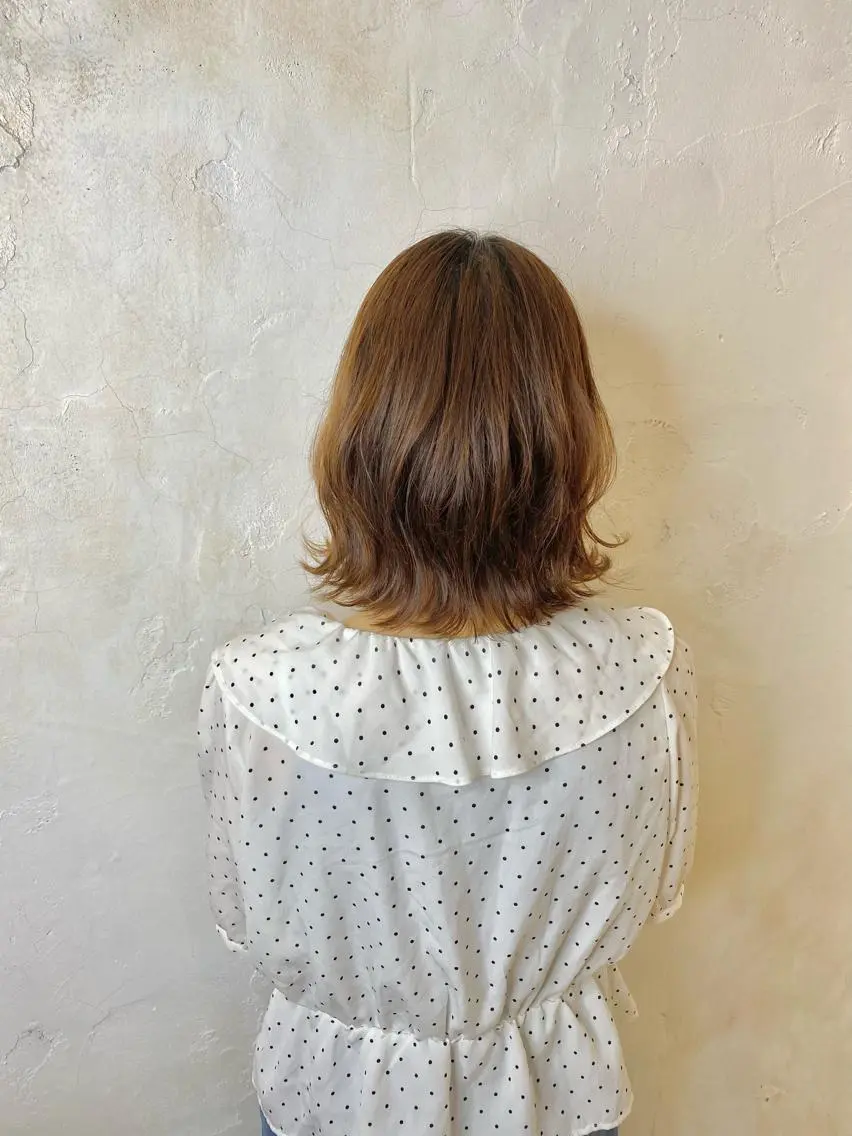 ミディアム カラー カット ヘアカラー Reir_吉祥寺 バンレイカのヘアスタイル