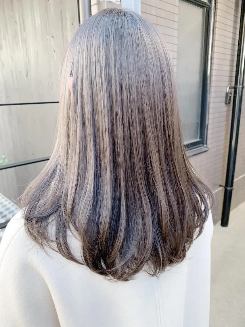 セミロング カラー アッシュ アッシュブラウン ブラウンカラー 【完全マンツー 恵比寿】佐藤 翔のヘアスタイル