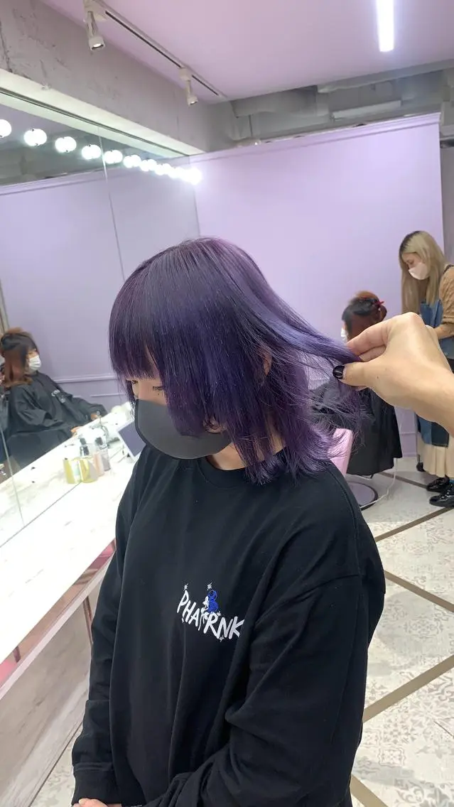 ミディアム 派手髪支持率No1 Eisukeのヘアスタイル