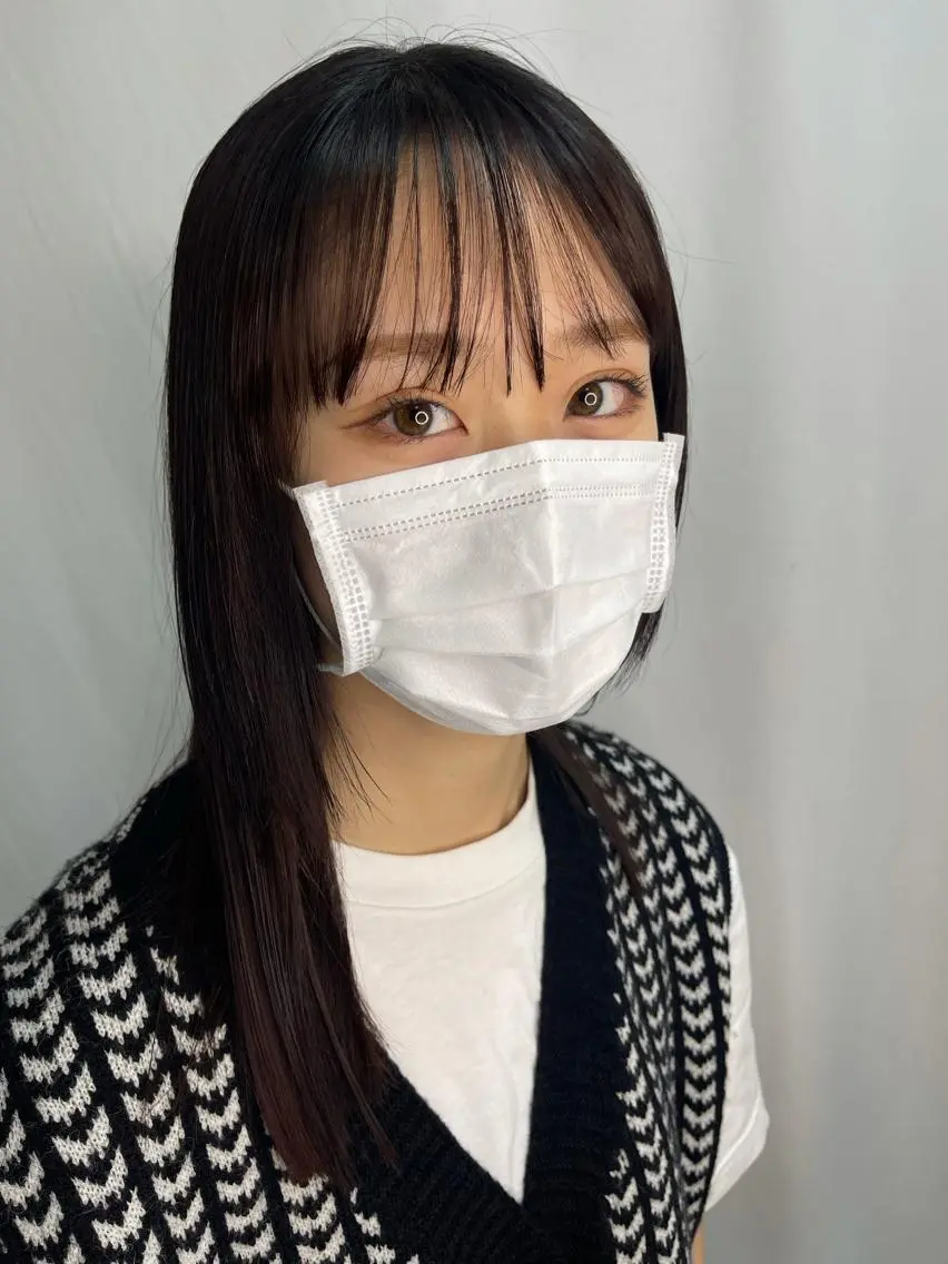 ロング トリートメント 髪質改善/縮毛矯正 /レイヤーカット岡部のヘアスタイル