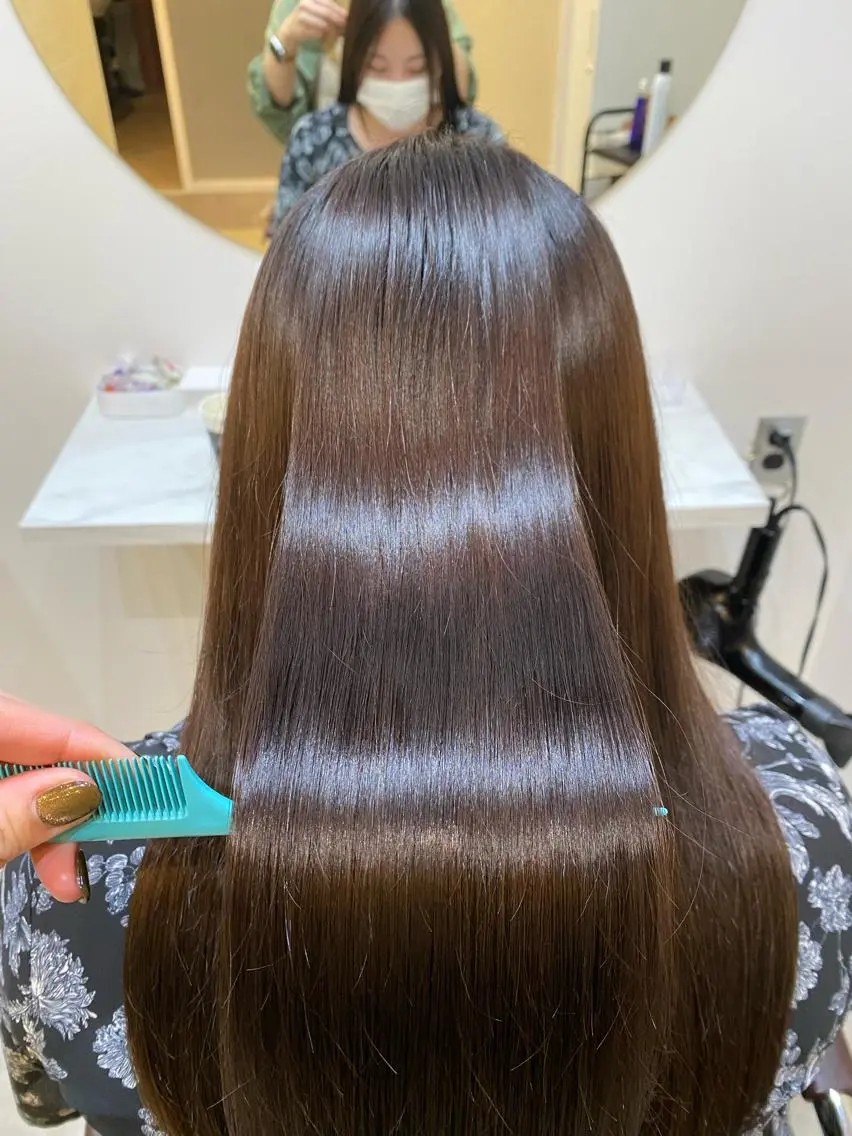 ロング カット トリートメント 【髪質改善 艶髪】 布川 莉穂のヘアスタイル