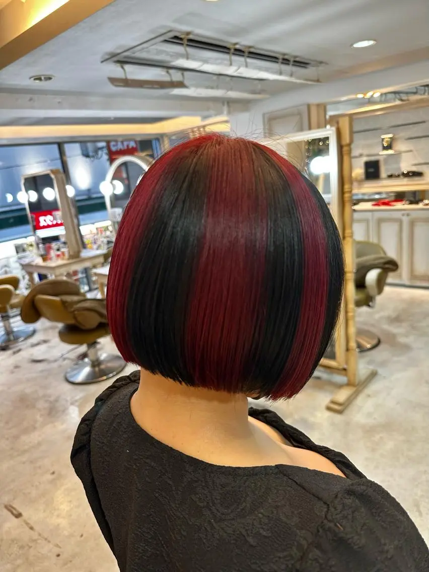 ショート カラー デザインカラー🎨 下北沢 / 磯部のヘアスタイル