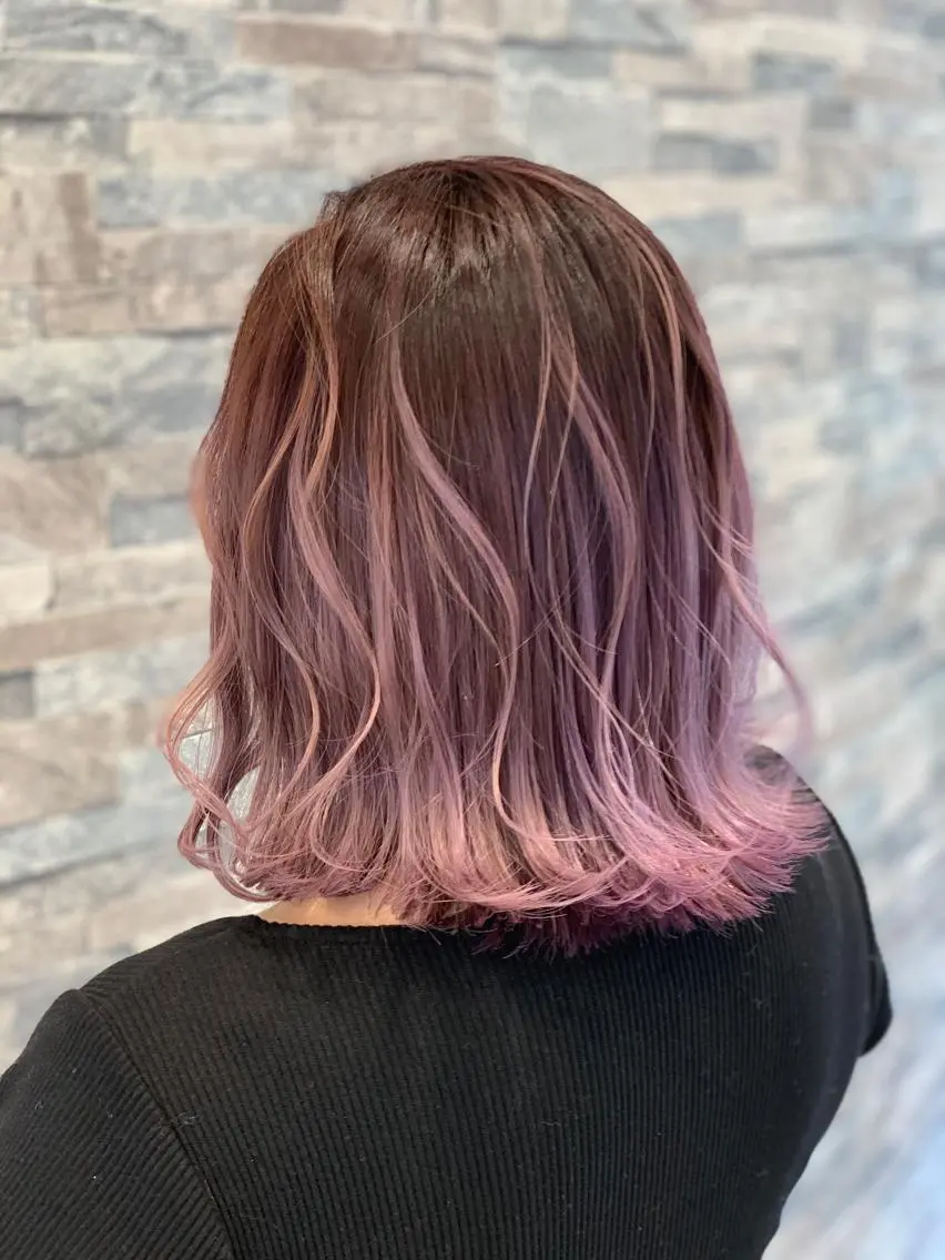 ミディアム カラー カラーと言ったら SAWARAのヘアスタイル