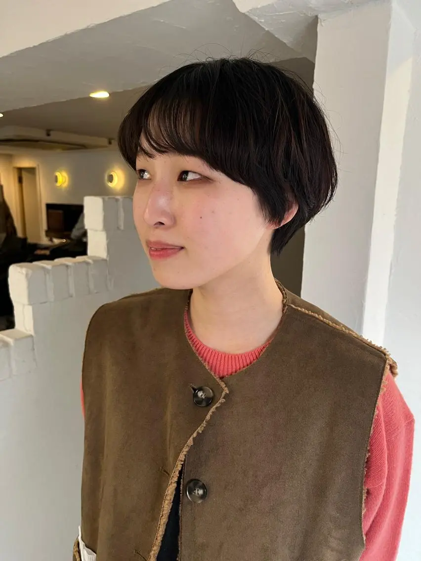 ショート カラー ヘアアレンジ アディクシーカラー ボブ ショートヘア トリートメント 雑誌掲載✨眠れる ヘッドスパchacoのヘアスタイル