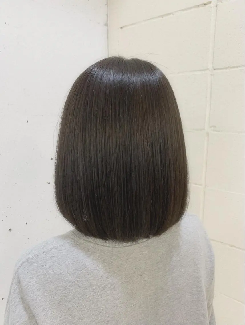 ミディアム カラー アッシュ ベージュカラー 千葉駅徒歩1分✂︎ 宮内のヘアスタイル
