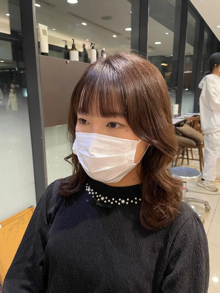 ロング くびれヘア 小顔カット 縮毛矯正/レイヤー 🌙児玉光瑠のヘアスタイル