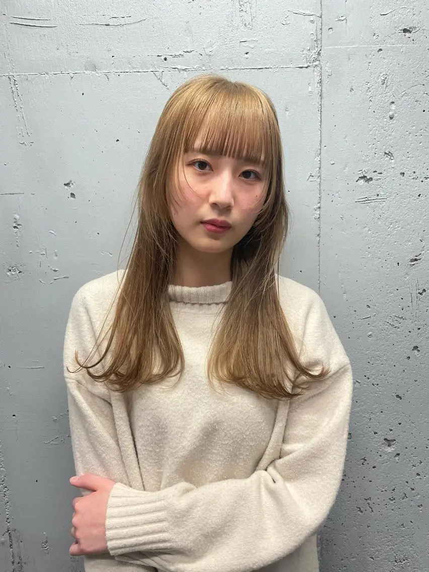 セミロング SAKURA/ CIEL福岡のヘアスタイル