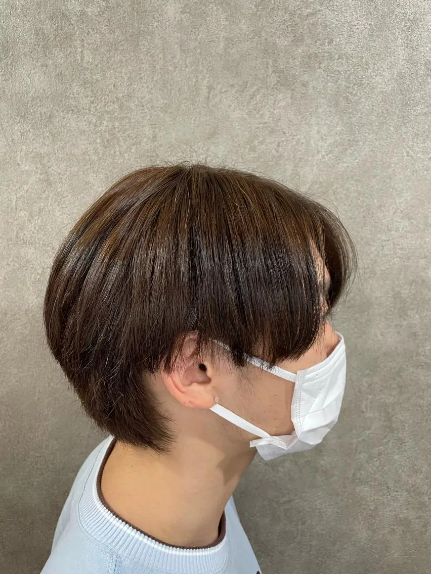 カラー メンズ 加藤 聖也のヘアスタイル