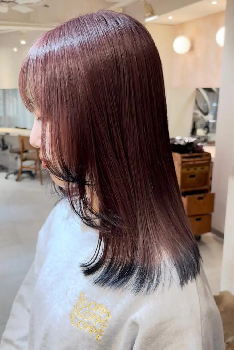 ロング カラー パーマ ヘアアレンジ メンズ キッズ ネイル マツエク・マツパ アイブロウ 成人式 切りっぱなしボブ ショートボブ 子どものヘアアレンジ メンズブリーチ ヘアカラー トリートメント 🦕ウルフカット 🦕akihoのヘアスタイル