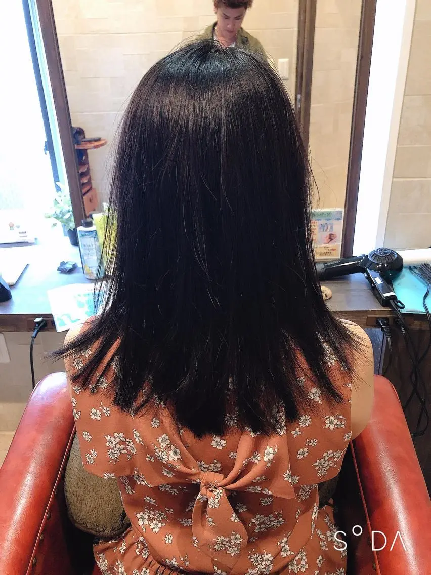 ロング 髪質改善 カラーJILLのヘアスタイル