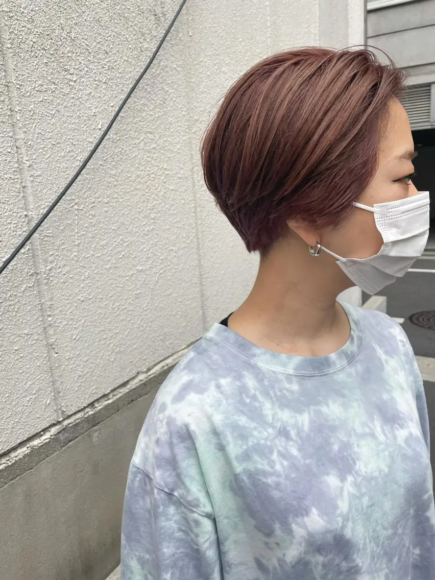 ショート カット ヘアカラー トリートメント ayane⭐️ボブ・ ショート・パーマのヘアスタイル