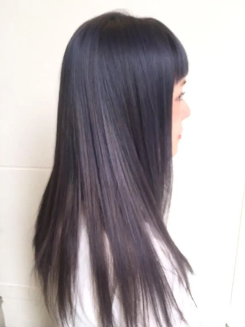 セミロング ロング カラー アッシュ ラベンダーカラー ラベンダーアッシュ 竹嶌 健吾のヘアスタイル