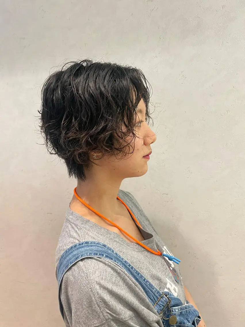 ショート パーマ あ あのヘアスタイル