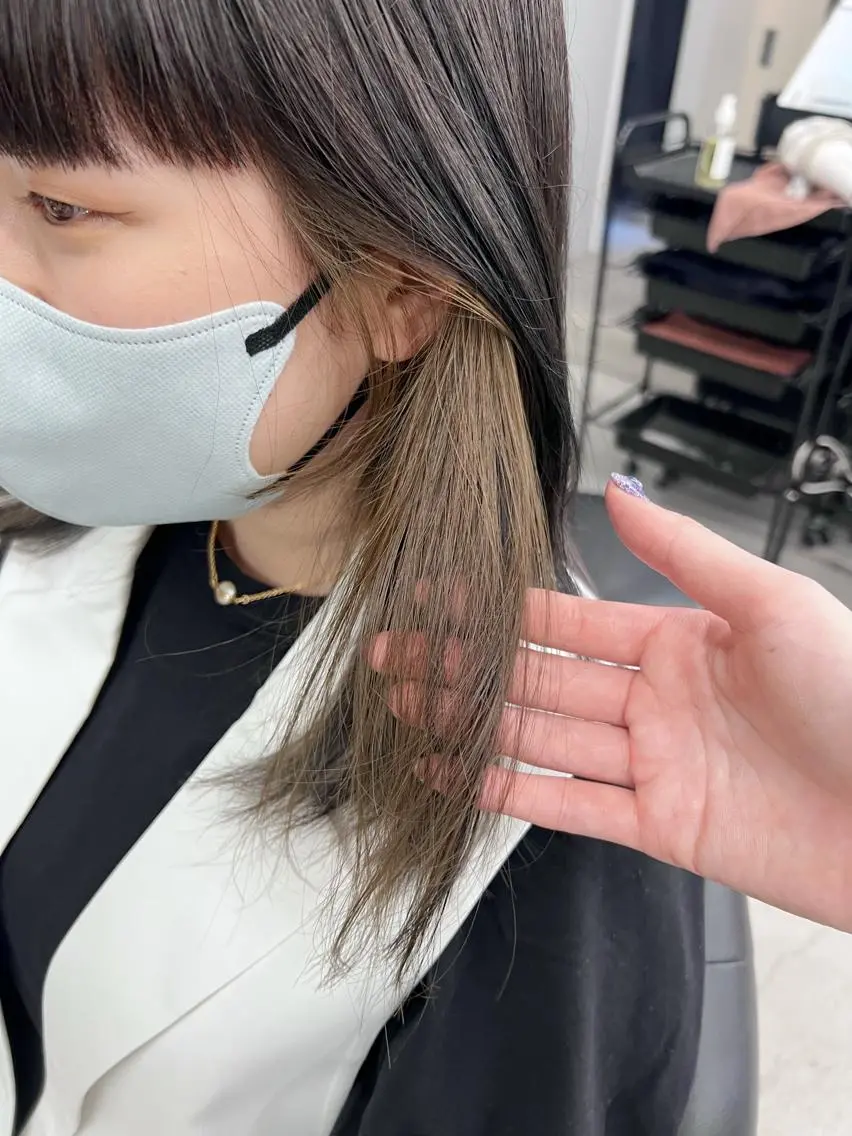 セミロング カラー カット ヘアカラー トリートメント kimika🥑 メンズ/髪質改善のその他イメージ