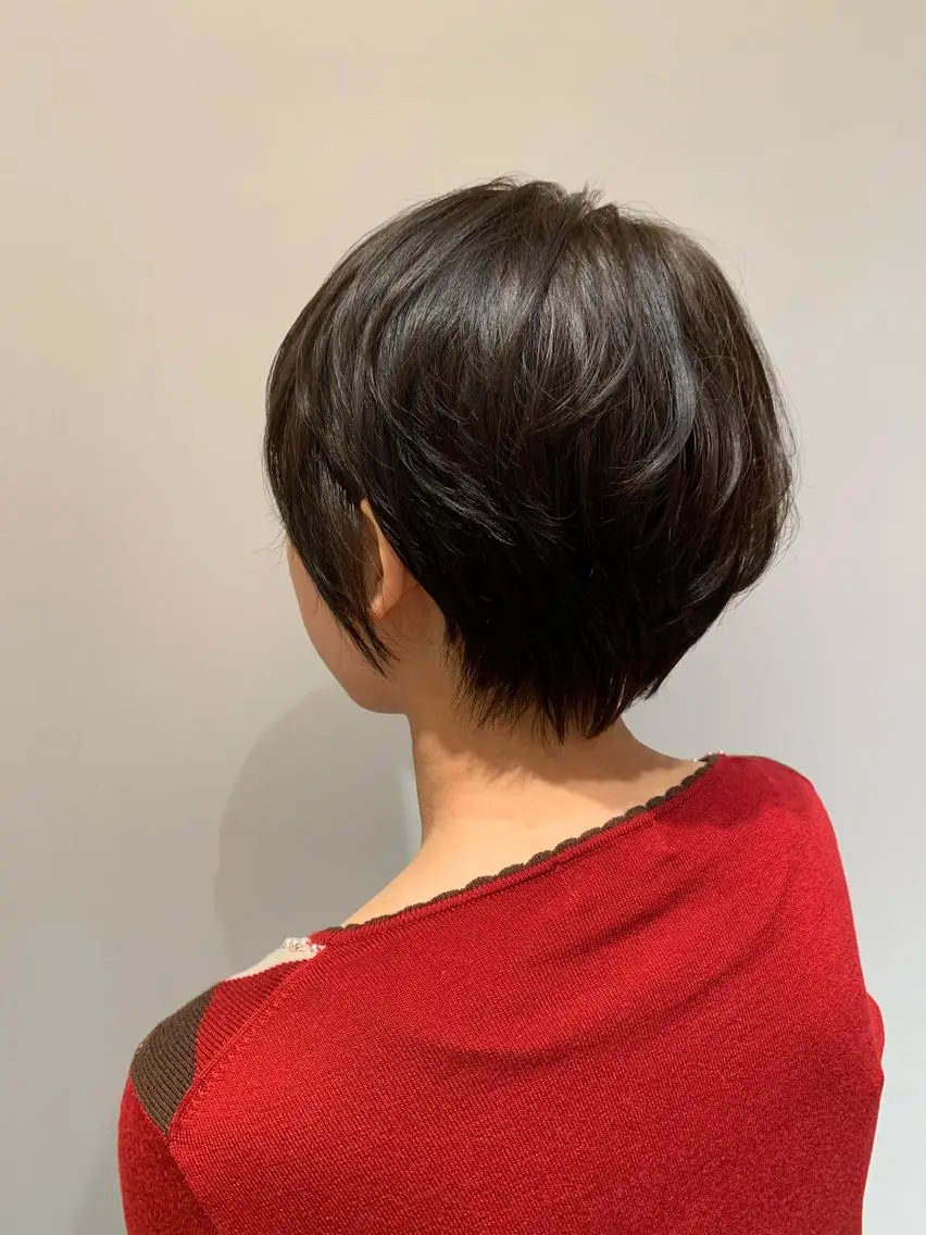 ショート カラー 韓国スタイル🇰🇷 annaのヘアスタイル
