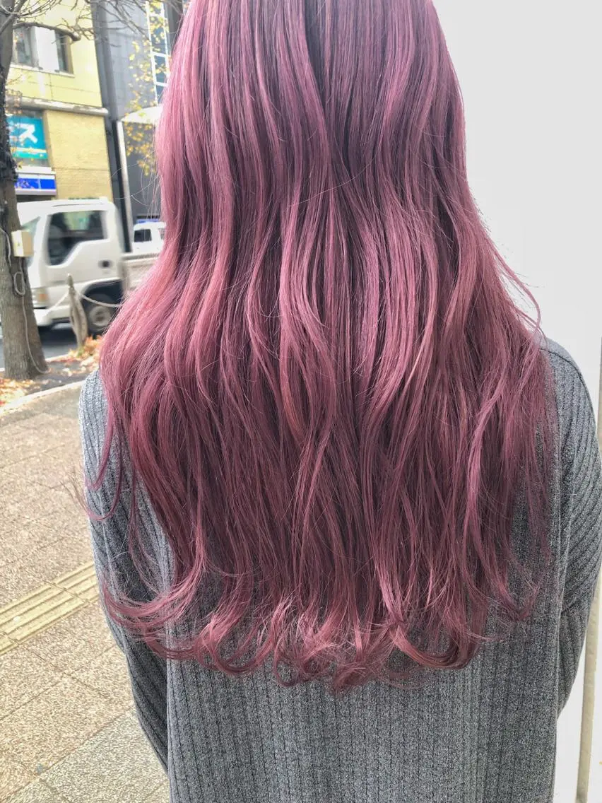 ロング カラー ブリーチ カット ヘアカラー トリートメント 🫧富田 苑実🫧のヘアスタイル