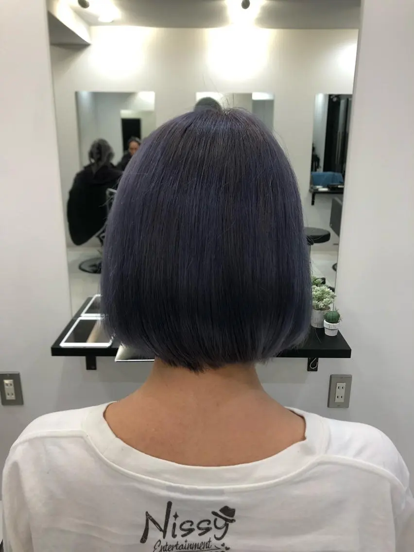 ショート ヘアカラー トリートメント 縮毛矯正の達人 ☆ 松本のヘアスタイル