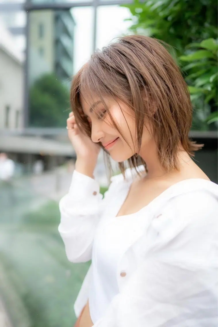 ミディアム カラー カット ヘアカラー トリートメント 🉐レイヤー/塩見 弘樹🉐渋谷のヘアスタイル