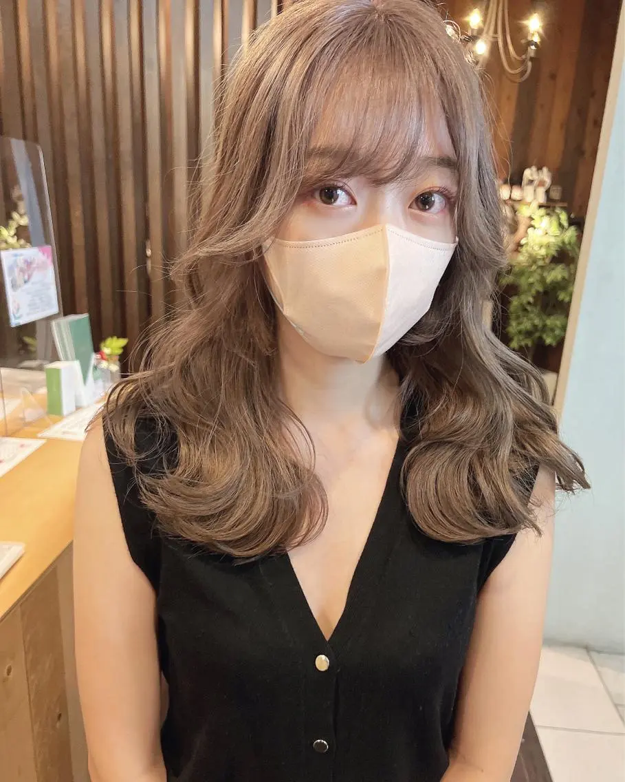 セミロング 具志 正太のヘアスタイル