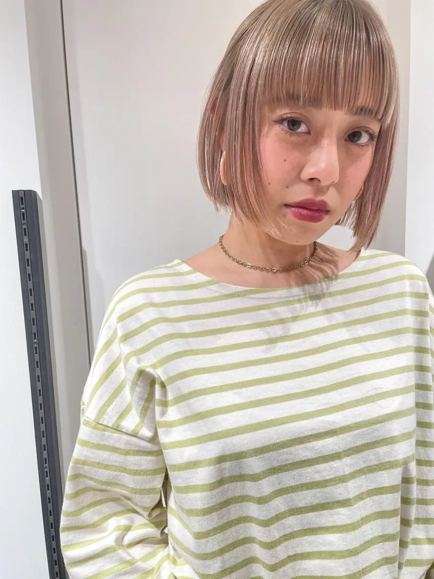 ショート カラー 似合わせカット カット ヘアカラー トリートメント ヘアセット センスをお届けします 大谷将生infpのヘアスタイル
