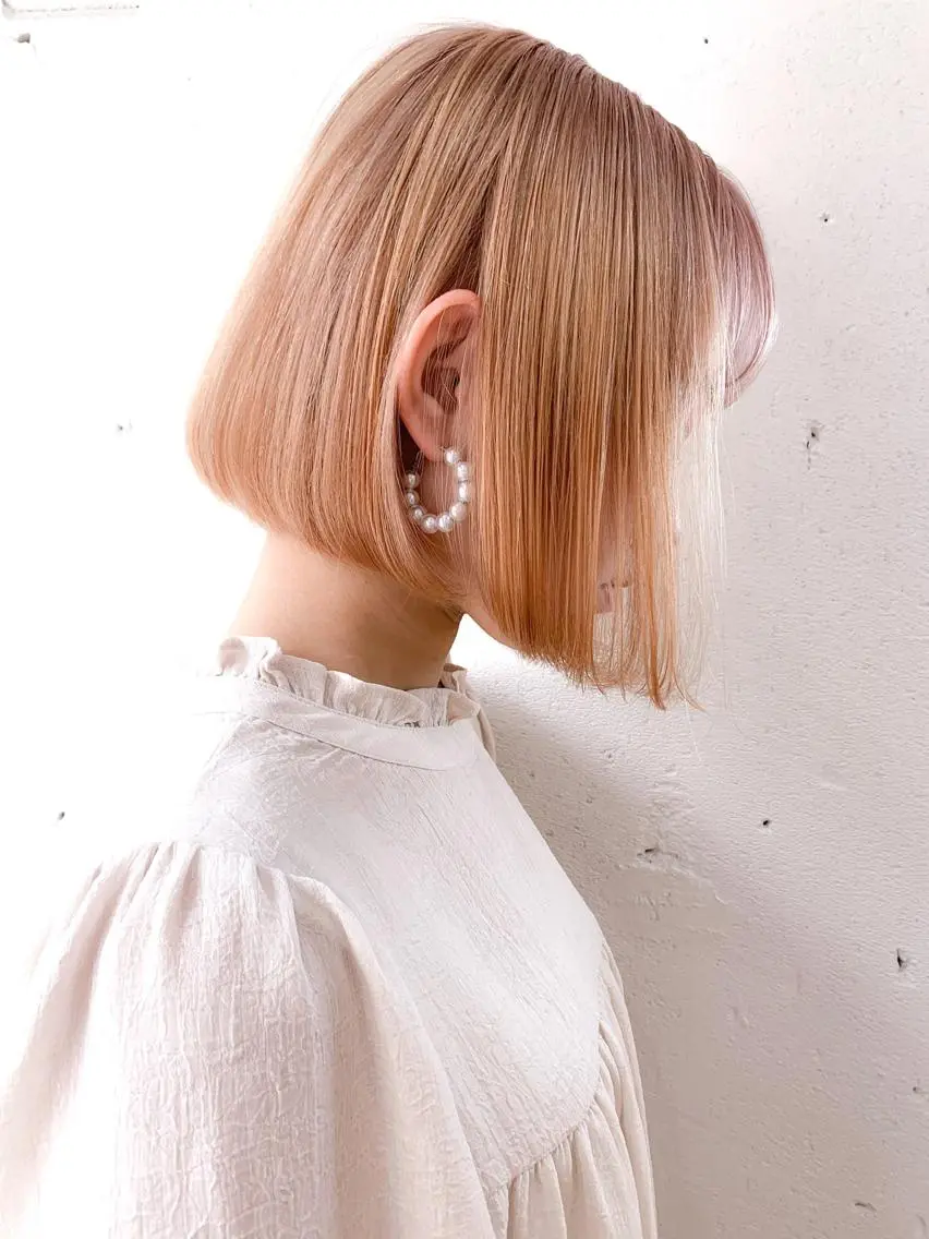ショート ヘアカラー ショート✨ボブ✨代表 新田見美仁のヘアスタイル