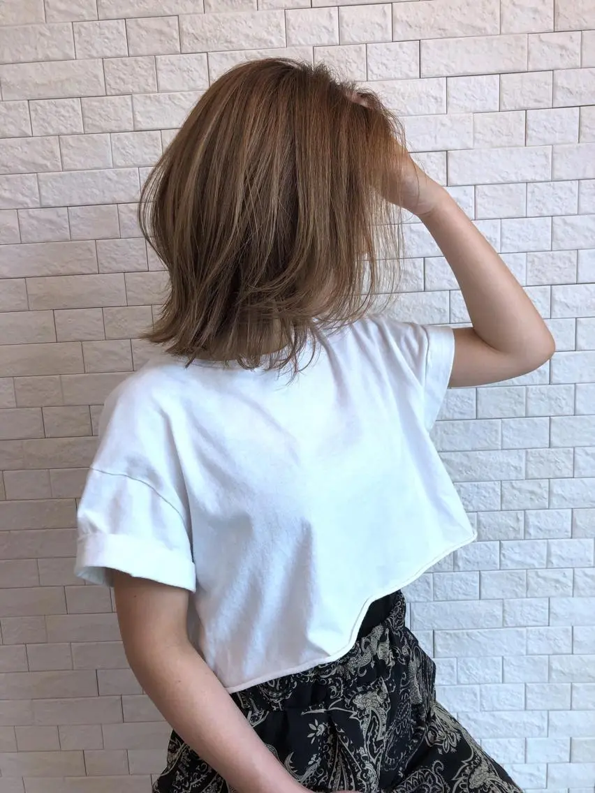 ミディアム 酒井 敬之のヘアスタイル