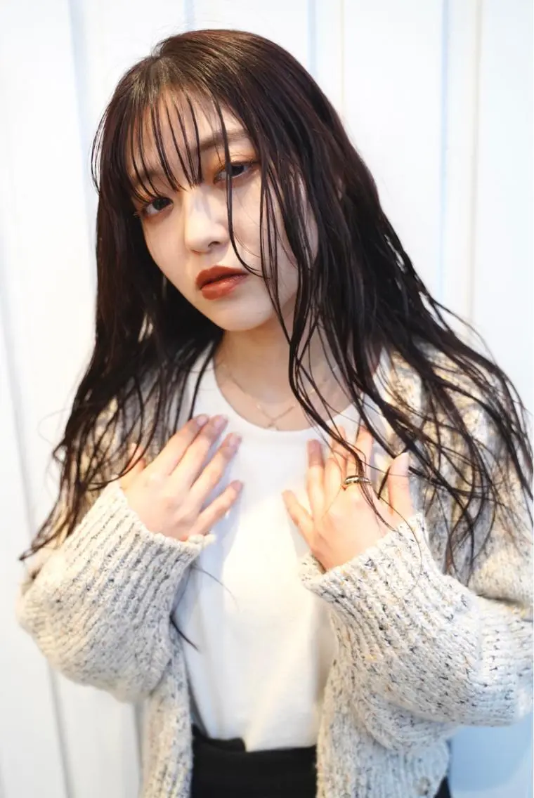 ロング カット ヘアカラー YUIMARL岡山店 MIRAIのヘアスタイル